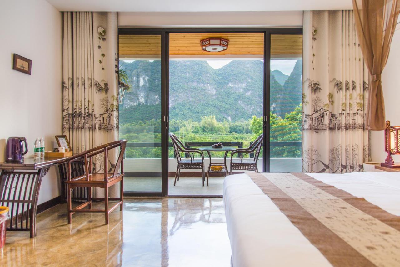 Leisure Courtyard Hotel Yangshuo-Free Shuttle Bus To Yangshuo Station Stay 2 Nights One Way Bagian luar foto