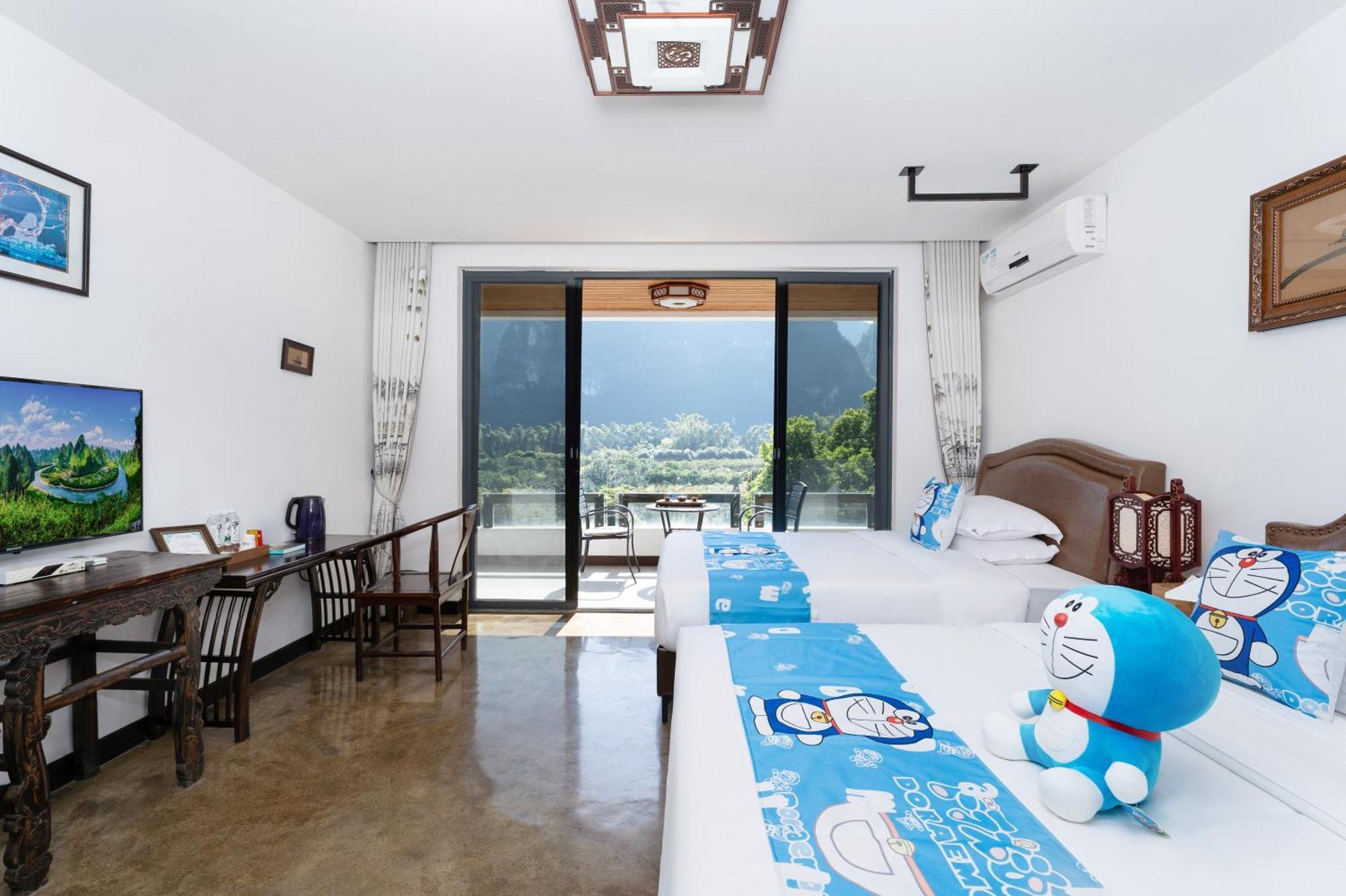 Leisure Courtyard Hotel Yangshuo-Free Shuttle Bus To Yangshuo Station Stay 2 Nights One Way Bagian luar foto