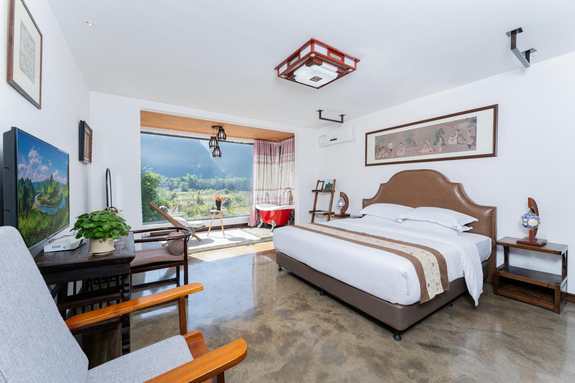 Leisure Courtyard Hotel Yangshuo-Free Shuttle Bus To Yangshuo Station Stay 2 Nights One Way Bagian luar foto