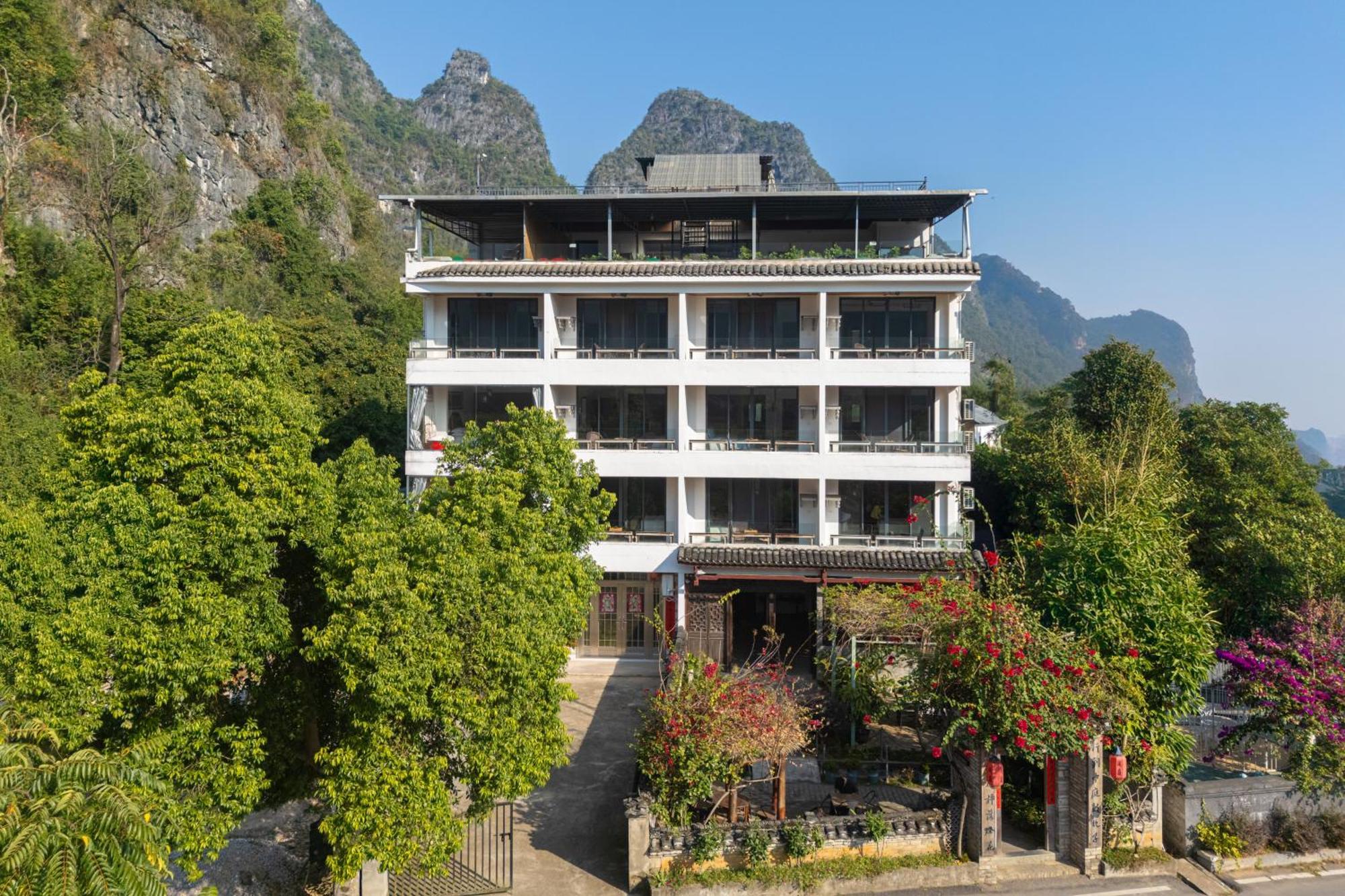 Leisure Courtyard Hotel Yangshuo-Free Shuttle Bus To Yangshuo Station Stay 2 Nights One Way Bagian luar foto