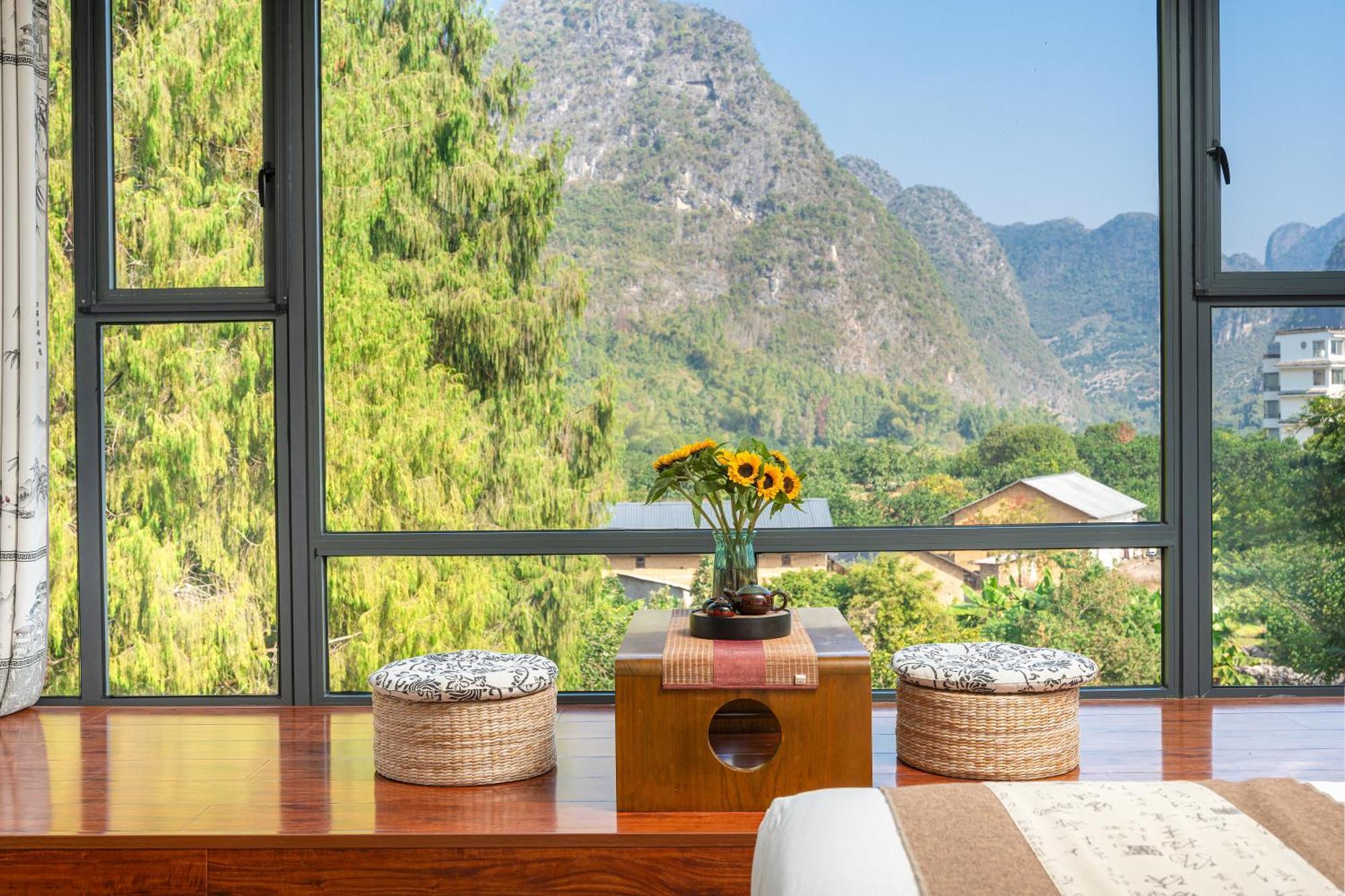 Leisure Courtyard Hotel Yangshuo-Free Shuttle Bus To Yangshuo Station Stay 2 Nights One Way Bagian luar foto