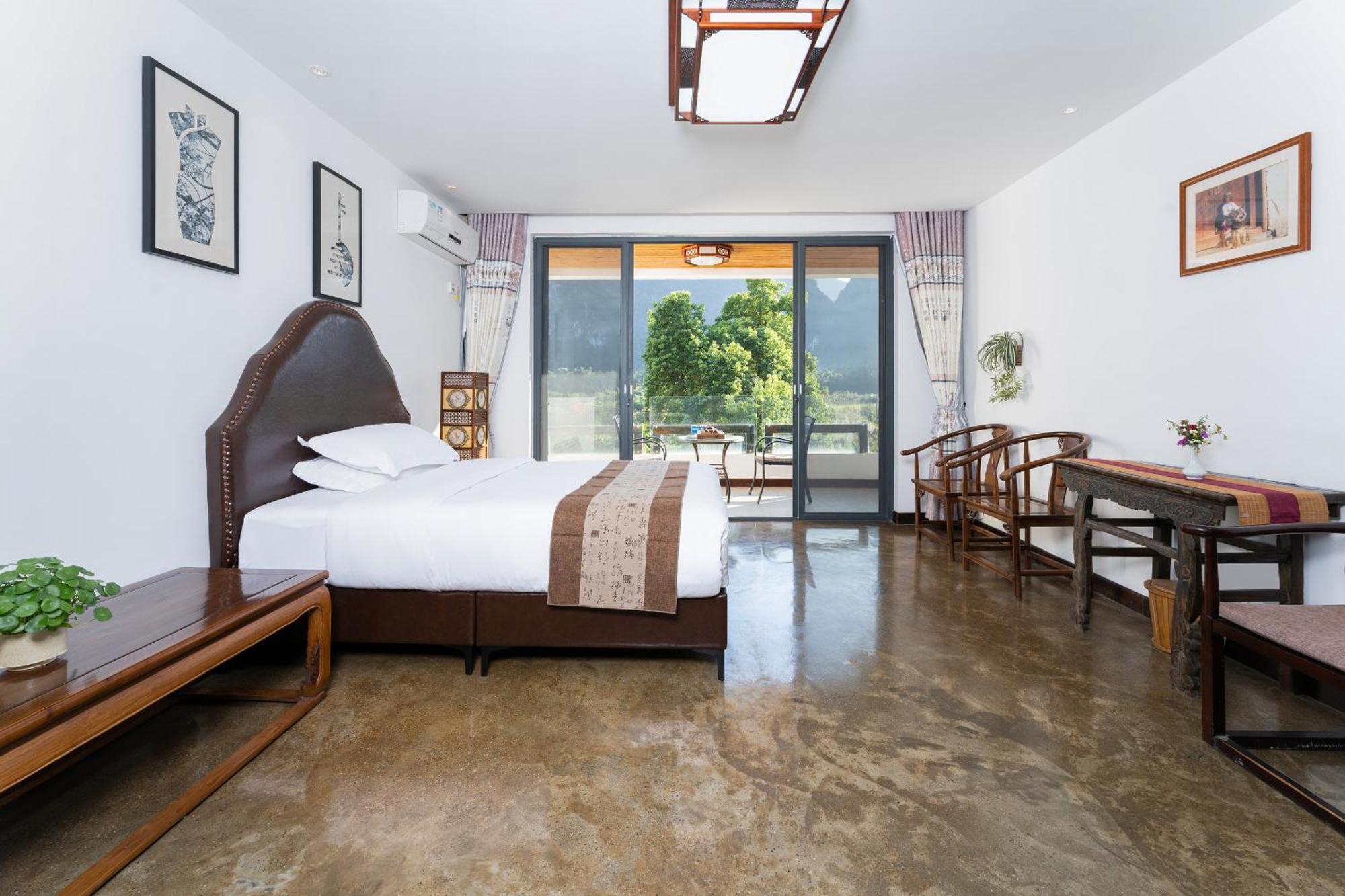 Leisure Courtyard Hotel Yangshuo-Free Shuttle Bus To Yangshuo Station Stay 2 Nights One Way Bagian luar foto